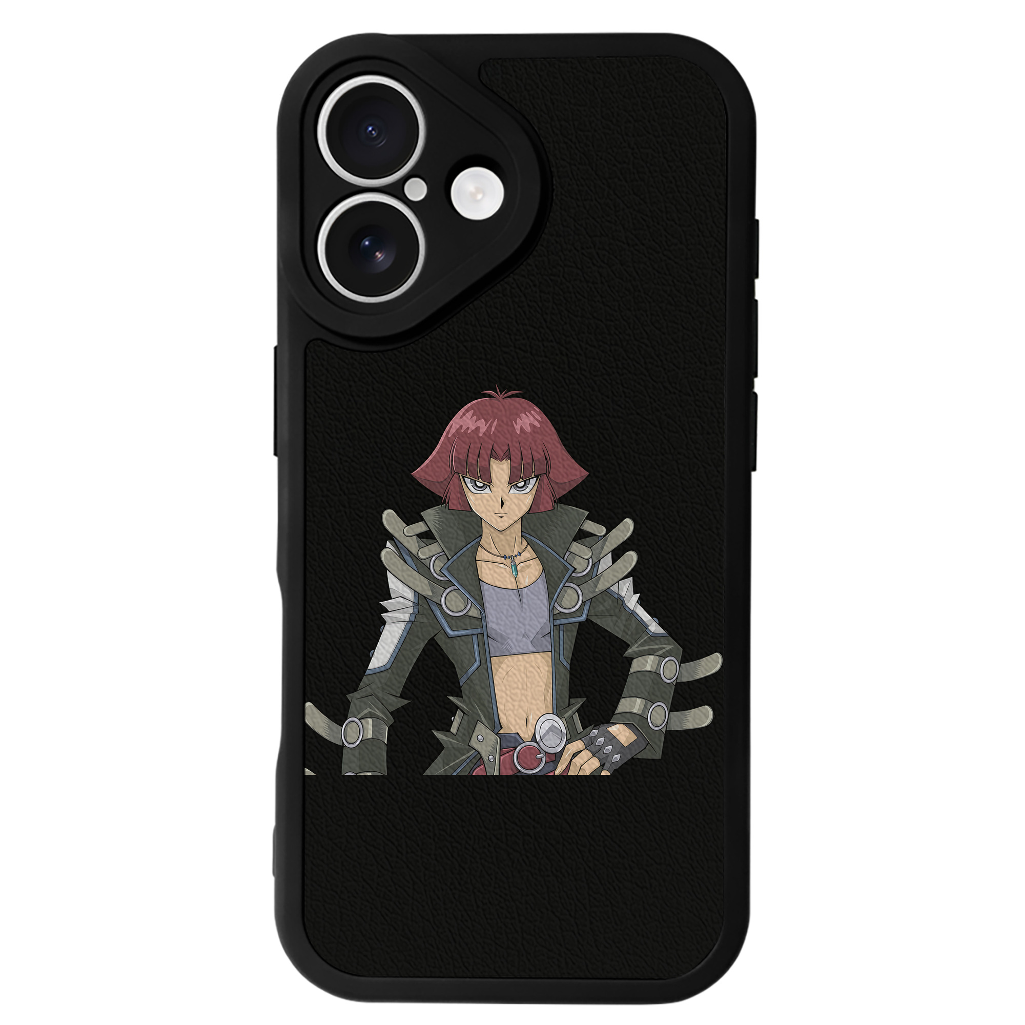 （画像用） 遊☆戯☆王 Yu-Gi-Oh! 【iPhone 16シリーズ対応】シリコンスマホケース（レザー調） 材質：シリコン